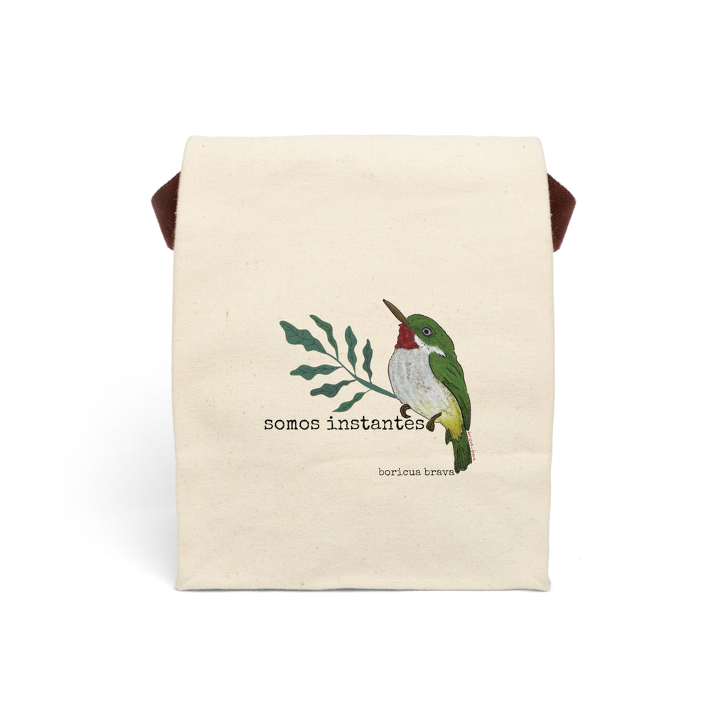 Canvas Lunch Bag With Strap san pedrito