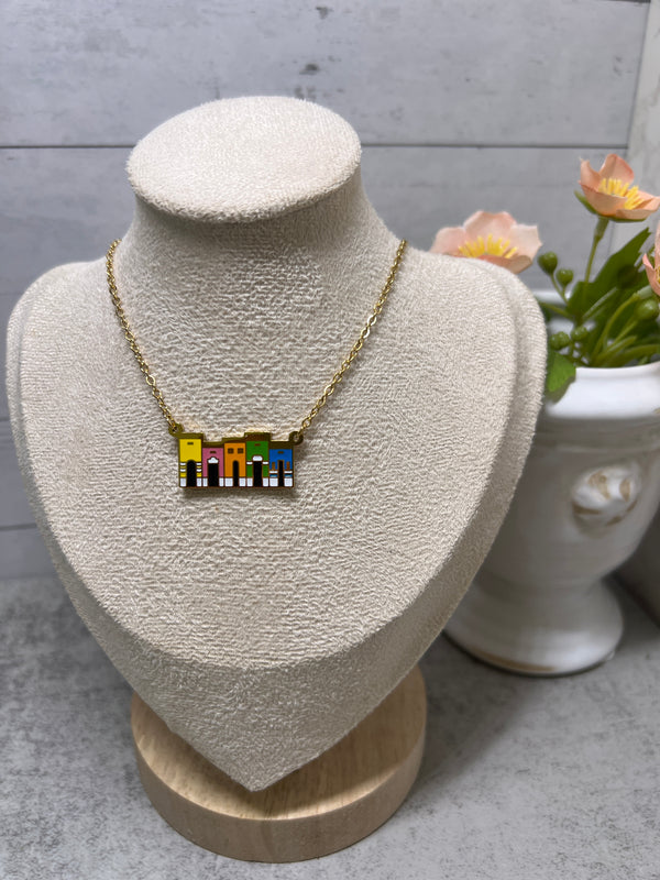 Casitas de San Juan Gold neckless