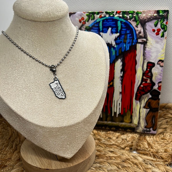Puerto Rico Bead Chain Silver