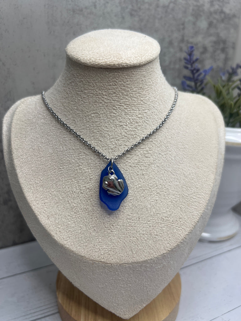 Coqui en cristal azul silver
