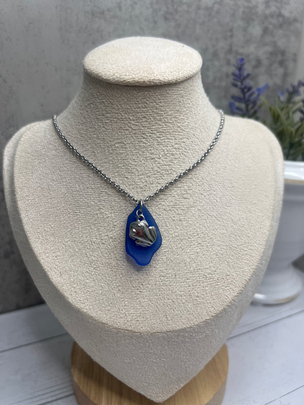 Coqui en cristal azul silver