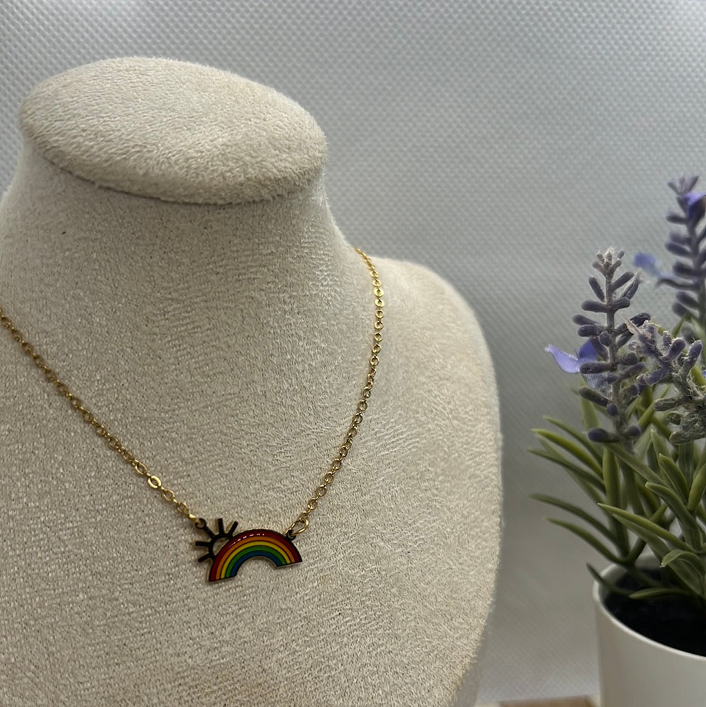 The Rainbow and Sunshine Necklace