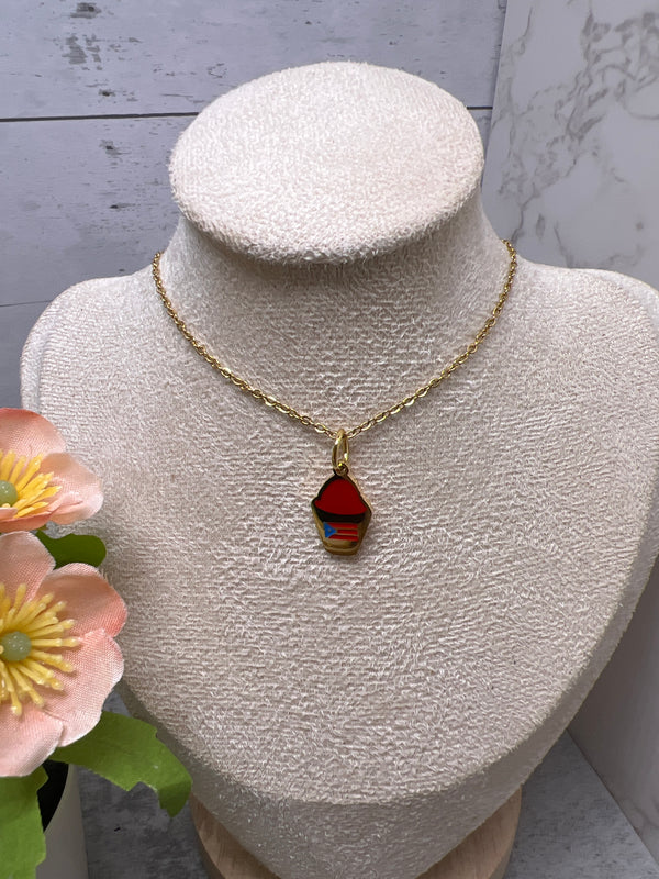 Piragua neckless gold