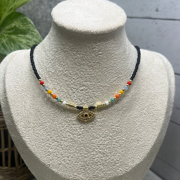 Black and colors neckless