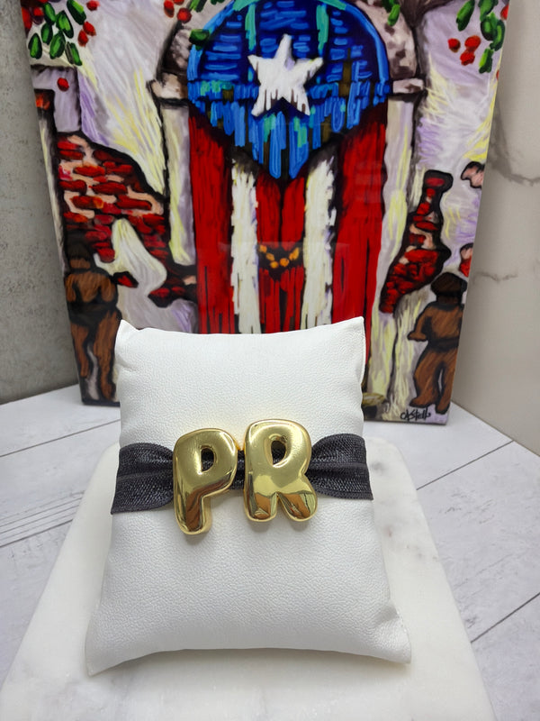 PR elastic bracelet gray