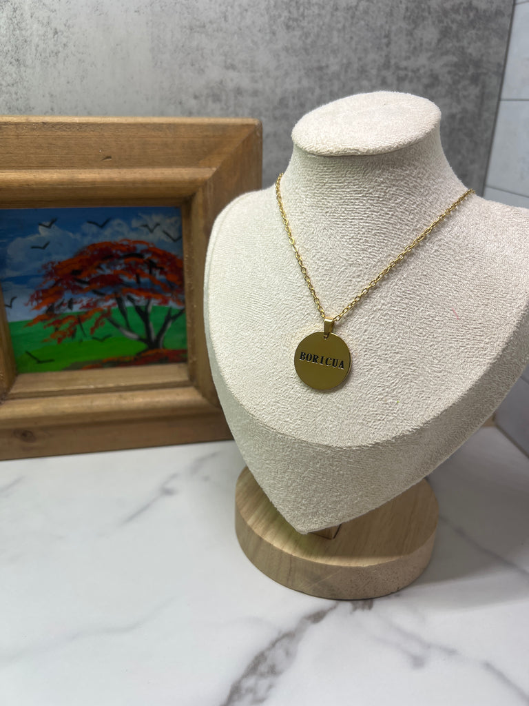 Siempre Boricua Gold Neckless