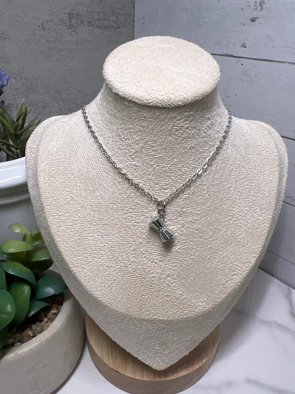 Greca silver necklece