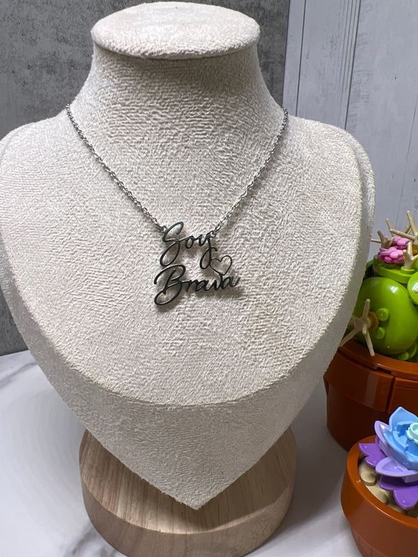 Soy Brava Neckless Silver