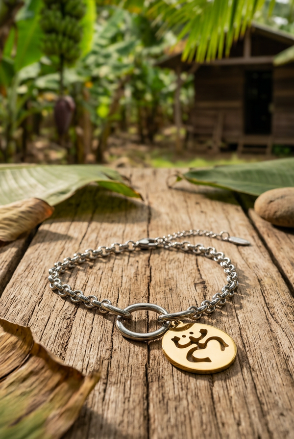 Coqui Taino dos tonos Pulsera
