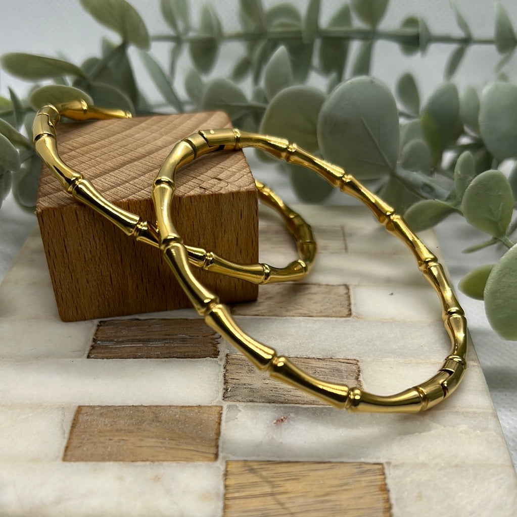 Bamboo Bangle Gold