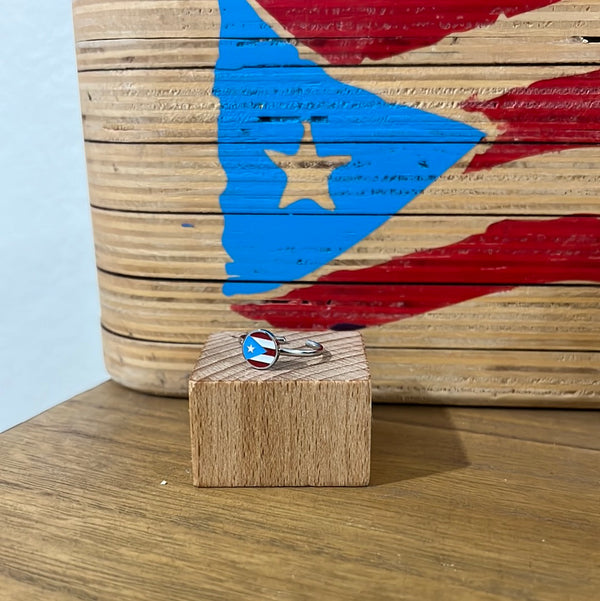Puerto Rico Flag Ring Silver