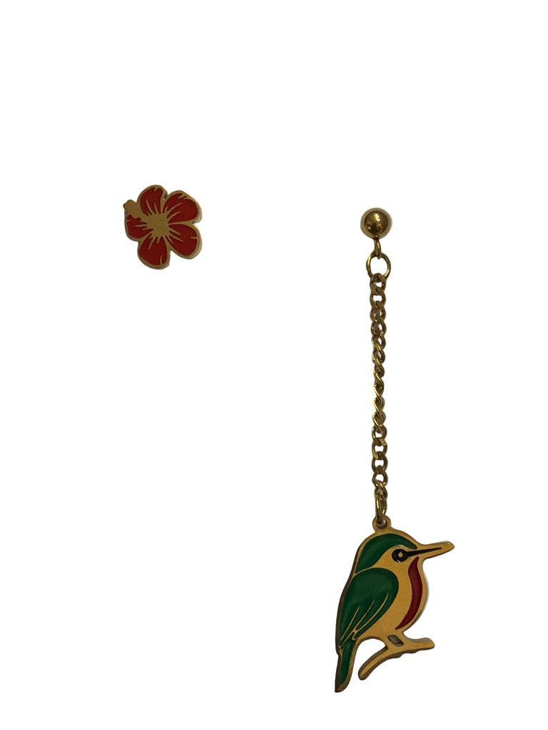 El San Pedrito y la flor earrings