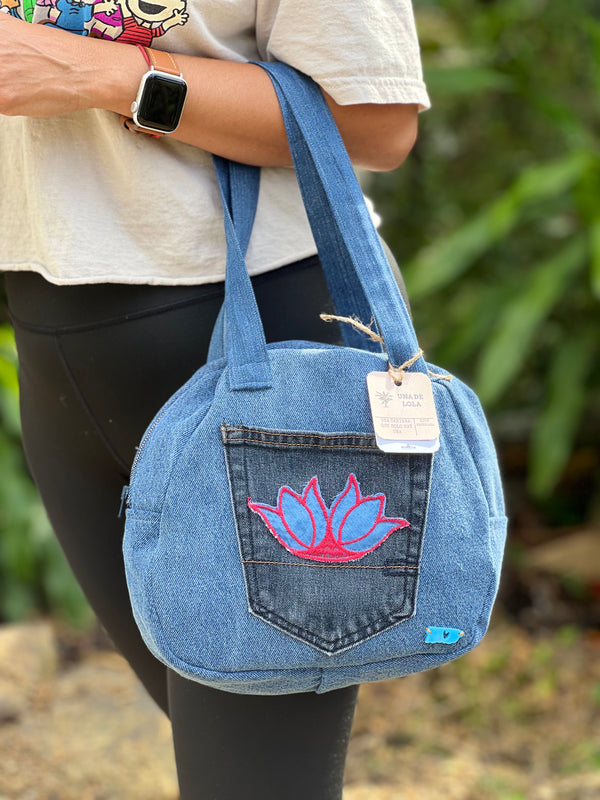 Flor de Loto Denim bag