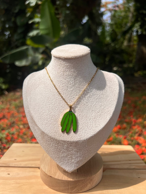 Platano Boricua necklace