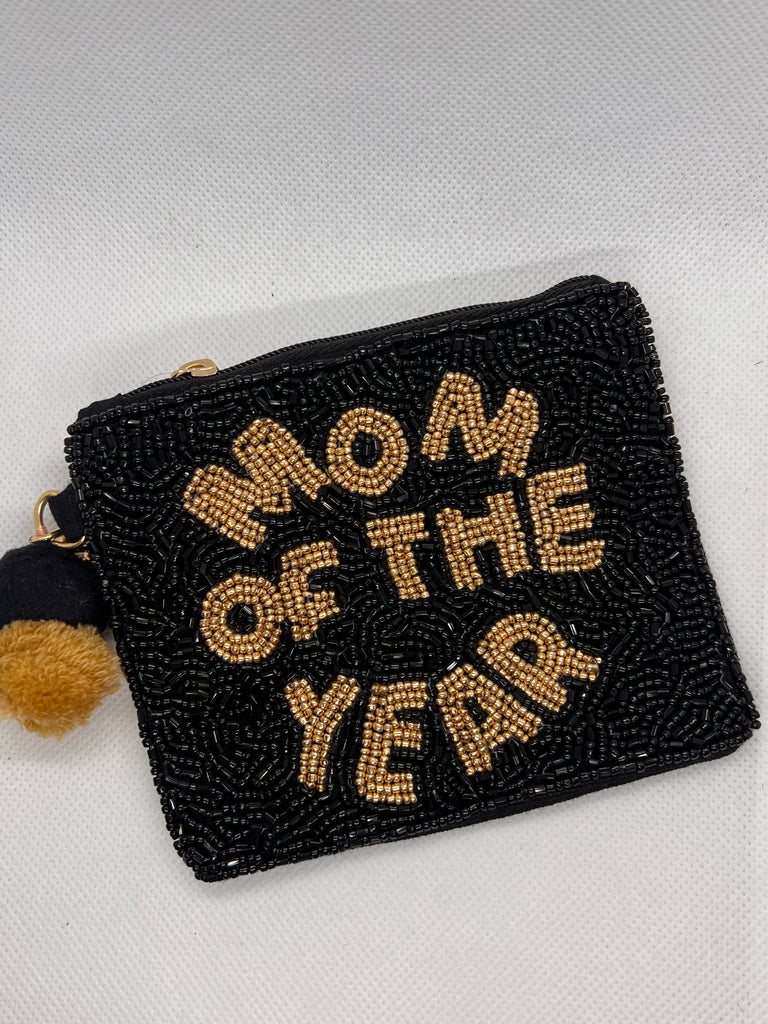 Mom of the Year mini clutch