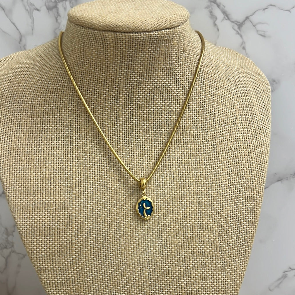 Mermaid snake chain 18”