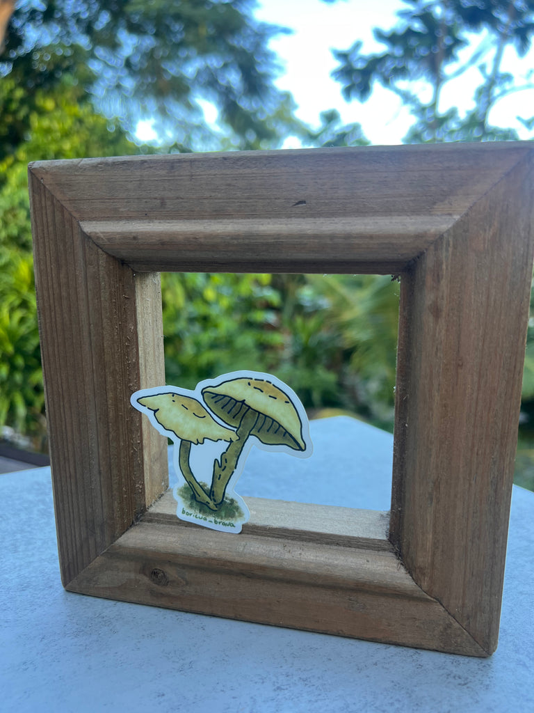 Mushroom sticker