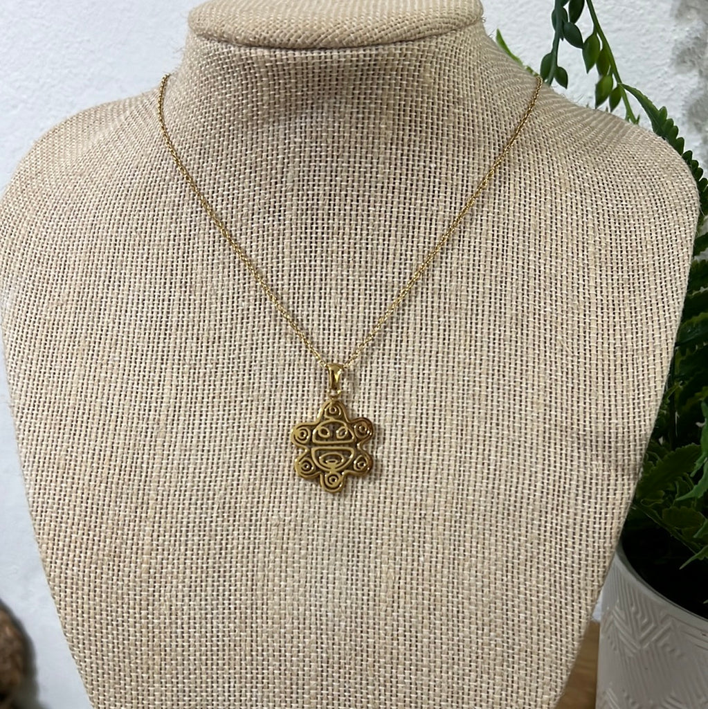 Taino necklace gold