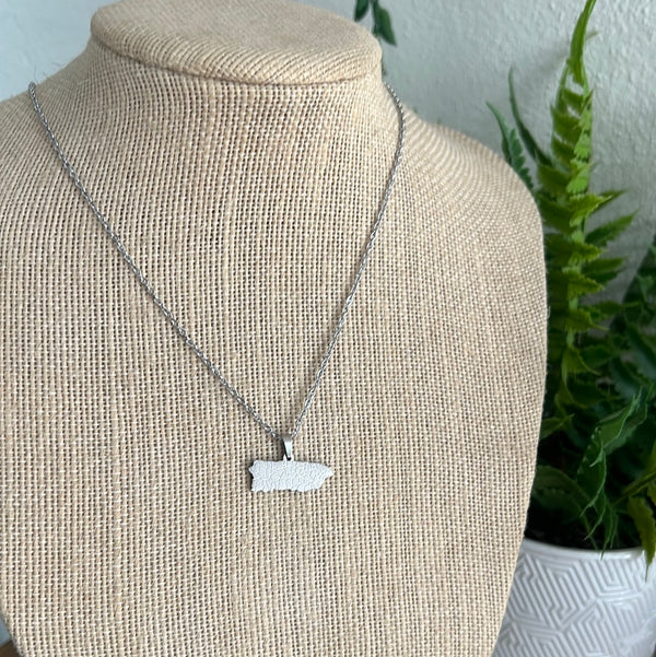 78 Pueblos plateado neckless