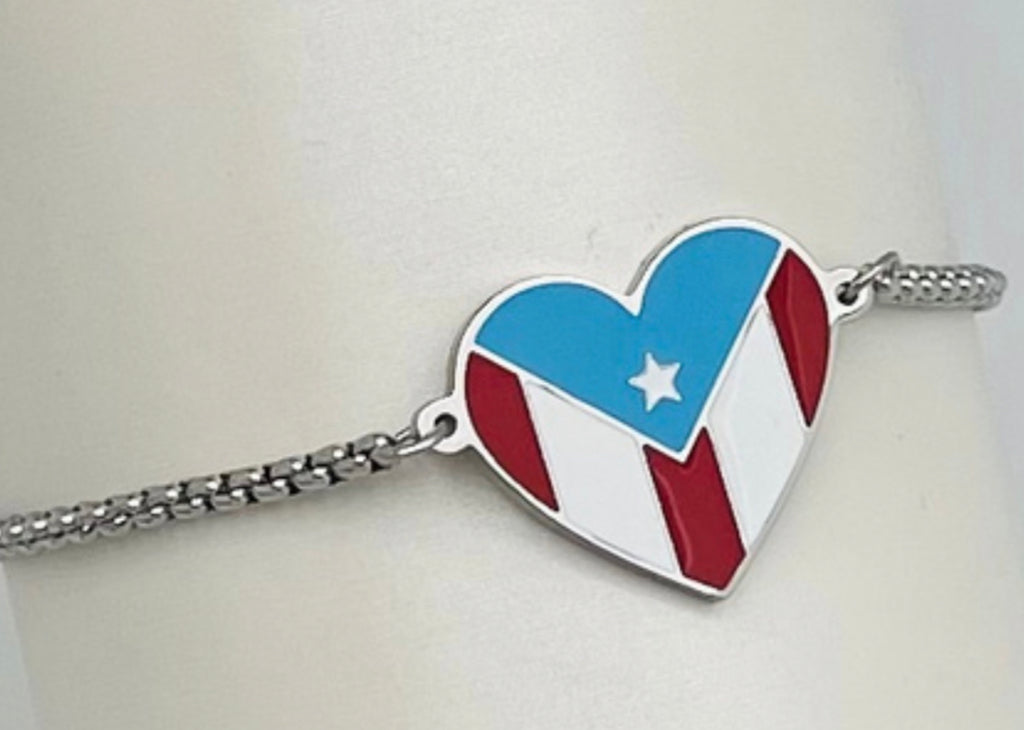 Pulsera Corazón Bandera color