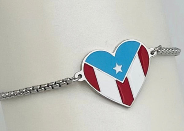 Pulsera Corazón Bandera color